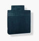 1968 - 1972 Nova Floor Mats Set, Front and Rear, Rubber with Grippers, Dark Blue with Bowtie, OE Style, Angle 2