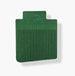 1968 - 1972 Nova Floor Mats Set, Front and Rear, Rubber with Grippers, Dark Green with Bowtie, OE Style, Angle 2