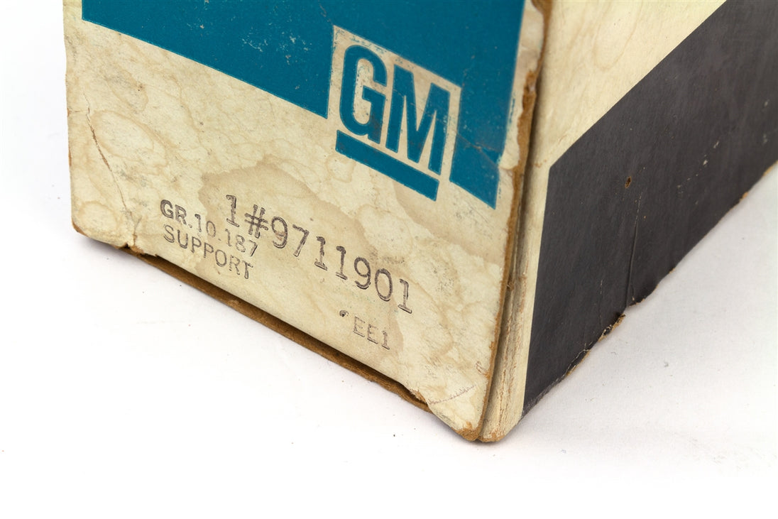 a 1967 Chevy Biscayne Inside Rear View Mirror Bracket, Original GM NOS, Angle 3