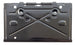 1968 - 1972 Chevelle and Nova Rear License Plate Bracket, Fuel Door