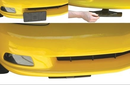 Show N Go Manual Retractable License Plate Transport, Universal for All Makes and Models, Angle 4
