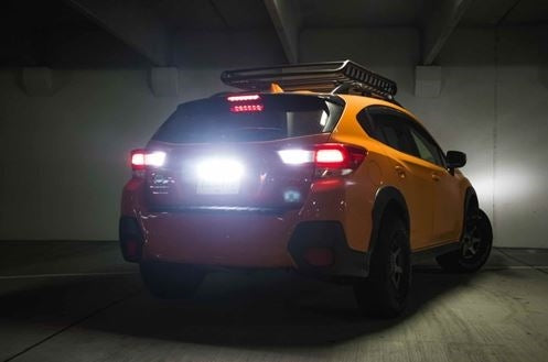 XTR LP Rear License Plate Reverse Back Up LED Light System, Angle 4