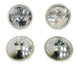 1964 - 1967 Chevelle Factory Original Style T3 Headlight Headlamp Set, 4 Piece Kit