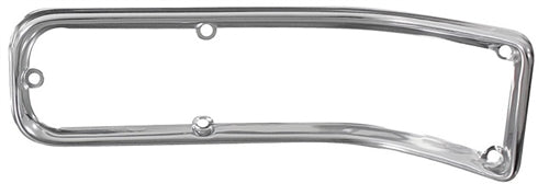 1966 Chevelle Tail Light Lens Retainer Chrome Molding Trim Inner Bezel, Each