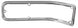 1966 Chevelle Tail Light Lens Retainer Chrome Molding Trim Inner Bezel, Each
