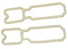1966 Chevelle Tail Light Lens Gaskets, Pair