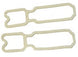 1966 Chevelle Tail Light Lens Gaskets, Pair