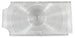 1966 Chevelle Inner Tail Light Lens Diffuser, Clear, Each