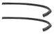 1966 Chevelle Tail Light Bezel Extension Channel Seals, Rope Style, Pair