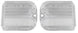 1966 Chevelle Reverse Back Up Light Lenses, Pair