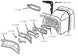 1966 Chevelle Outer Tail Light Lens, Red, Each, Angle 2