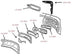 1966 Chevelle Tail Light Kit, Complete, Angle 2