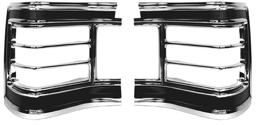 1967 Chevelle Tail Light Bezels Set, Pair