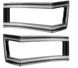 1968 Chevelle Tail Light Bezels, Pair