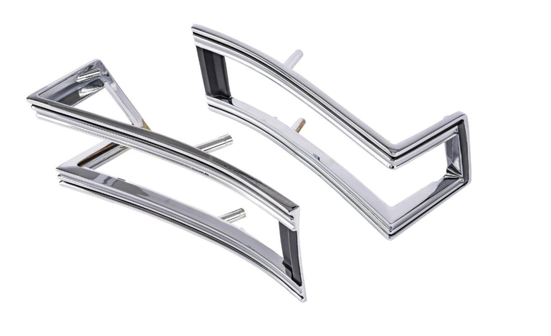 1968 Chevelle Tail Light Bezels, Pair, Angle 2