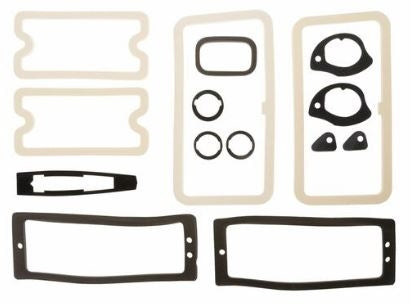 1970 Chevelle Exterior Gaskets Set, Paint and Light Lenses, 2 Door Hardtop & Convertible