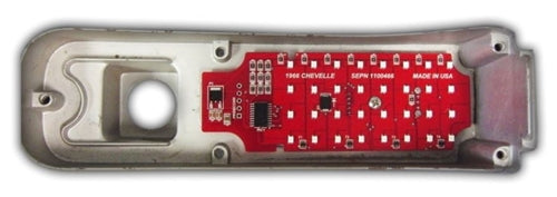 1966 Chevelle Tail Lights Kit, All Models, LED Digital Sequential, Angle 2