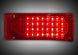 1966 Chevelle Tail Lights Kit, All Models, LED Digital Sequential, Angle 3