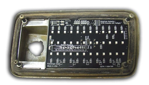 1970 Chevelle Tail Lights Kit, All Models, LED Digital Sequential, Angle 3