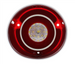 1971 Chevelle CUSTOM Plug and Play LED Backup Light Lens Assembly, With Inner Stainless Trim, Pair, Angle 2