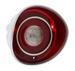 1971 Chevelle CUSTOM Plug and Play LED Backup Light Lens Assembly, With Inner Stainless Trim, Pair, Angle 3