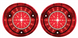 1972 Chevelle CUSTOM Plug and Play LED Tail Light Lens Assembly, With Inner Stainless Trim, Pair