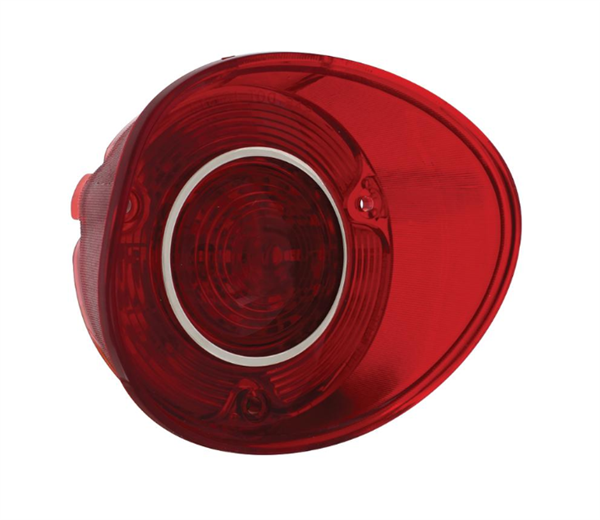 1972 Chevelle CUSTOM Plug and Play LED Tail Light Lens Assembly, With Inner Stainless Trim, Pair, Angle 3