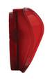 1972 Chevelle CUSTOM Plug and Play LED Tail Light Lens Assembly, With Inner Stainless Trim, Pair, Angle 4