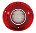 1972 Chevelle CUSTOM Plug and Play LED Backup Light Lens Assembly, With Inner Stainless Trim, Pair, Angle 2