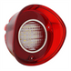 1972 Chevelle CUSTOM Plug and Play LED Backup Light Lens Assembly, With Inner Stainless Trim, Pair, Angle 3