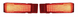 1968 Chevelle CUSTOM LED Tail Light Lens Assembly, Pair