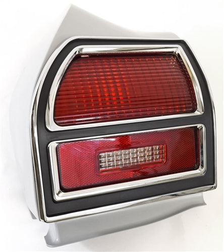1969 Chevelle Tail Light Housing, Bezel, Lens Assembly, Left Hand, Angle 2