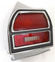 1969 Chevelle Tail Light Housing, Bezel, Lens Assembly, Left Hand, Angle 2