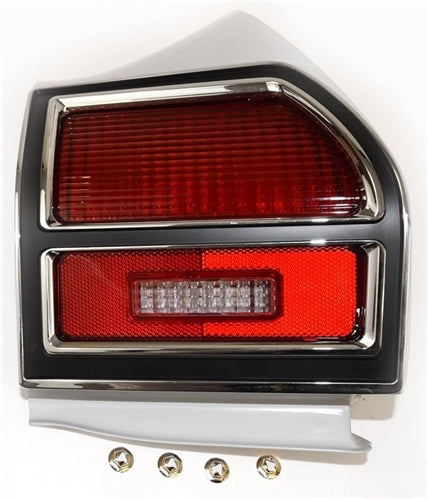 1969 Chevelle Tail Light Housing, Bezel, Lens Assembly, Right Hand
