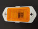 1969 Chevelle Front Side Marker Light Lens and Housing Assembly, Amber Each, Angle 2
