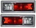 1968 - 1969 Complete Nova Tail Light Housing and Lens Assembly, PAIR, Angle 2