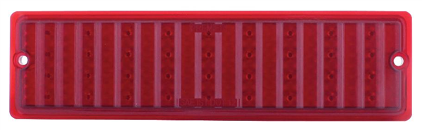 1968 - 1969 Nova CUSTOM Plug and Play LED Tail Light Lens Assembly, Each, Angle 2