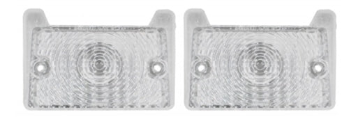 1970 Nova Park Light Lenses Set, Clear, Pair