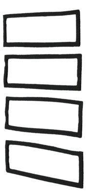 1970 - 1974 Nova Marker Light Lens Gaskets, Front or Rear, Set of 4