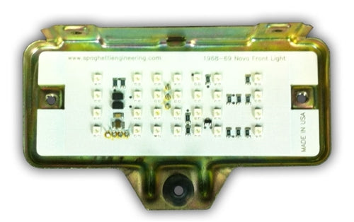 1968 - 1969 Nova Park Lights Kit, LED, Angle 2