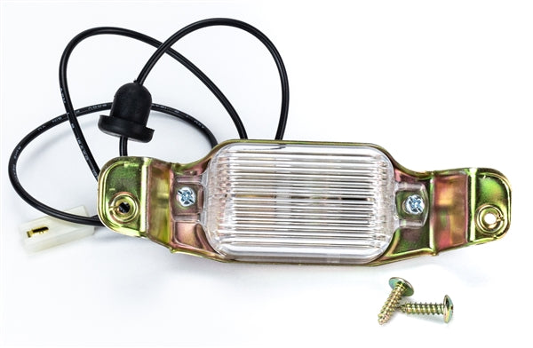 Rear License Plate Light Assembly, Bulb Included