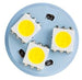 1157 LED Stop / Turn / Park Light Bulb, Ultra Bright WHITE Dual Filament, Each, Angle 2