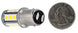 1157 LED Stop / Turn / Park Light Bulb, Ultra Bright WHITE Dual Filament, Each, Angle 3