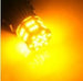 1157 LED Stop / Turn / Park Light Bulb, Ultra Bright AMBER Dual Filament, Each, Angle 2