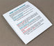 1969 - 1972 Chevelle & Nova Ignition Lock Key Starting Sunvisor Sleeve Instruction Card, Angle 4