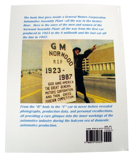 "Echoes of Norwood: General Motors Automobile Production During The Twentieth Century" Book by Philip Borris, Angle 5