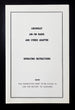 1966 - 1967 AM - FM Radio and Stereo Adapter Operating Instruction Service Manual