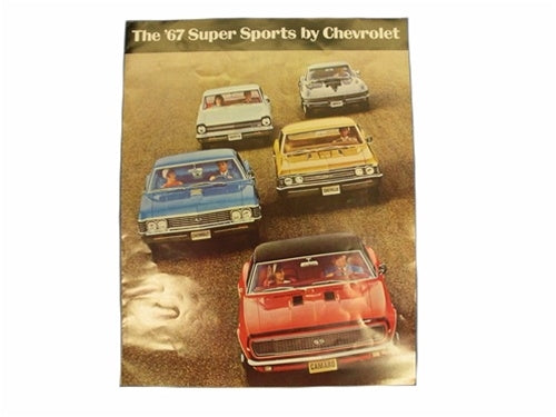 1967 Chevelle GM Dealership Showroom Sales Brochure, SS Super Sport Models, Angle 4