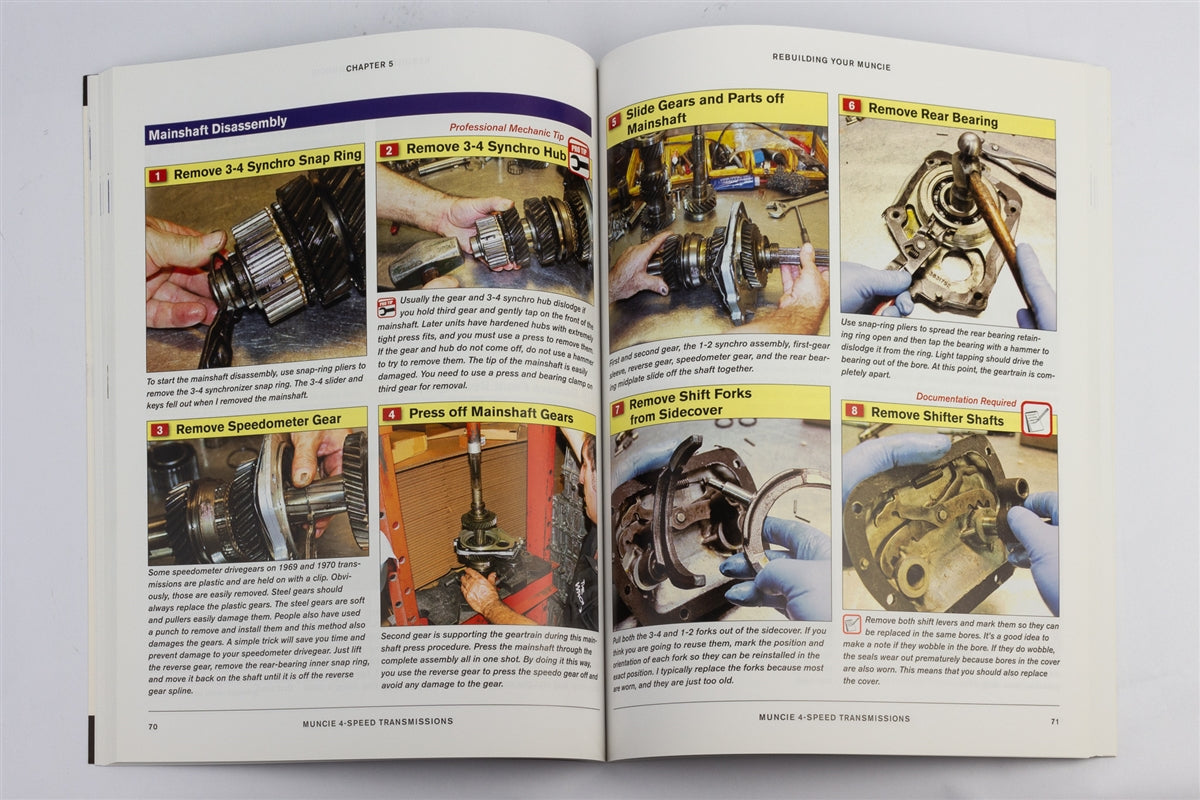 Muncie Four-Speed Transmissions, How-To Rebuild and Modify Book, Angle 3