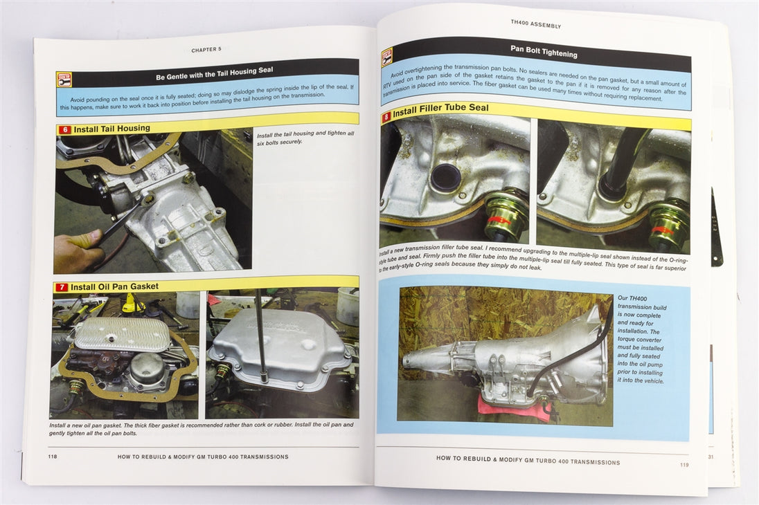 GM Automatic Turbo 400 Transmissions, How To Rebuild and Modify Book, Angle 4